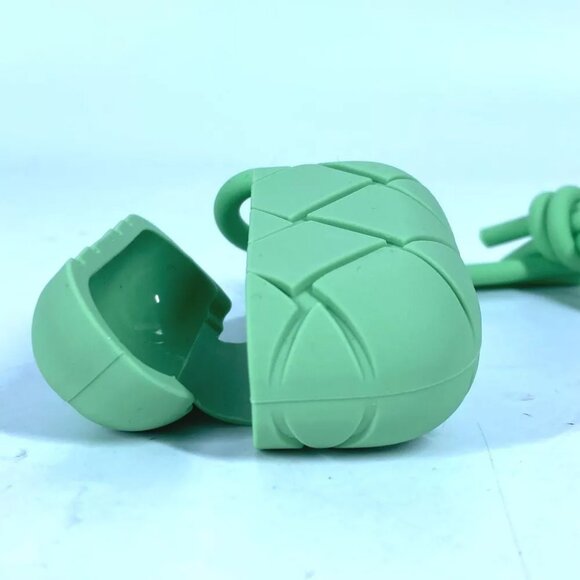 BOTTEGA VENETA Airpods Apple Intrecciato Earphone case rubber Green Unused - Picture 4 of 14